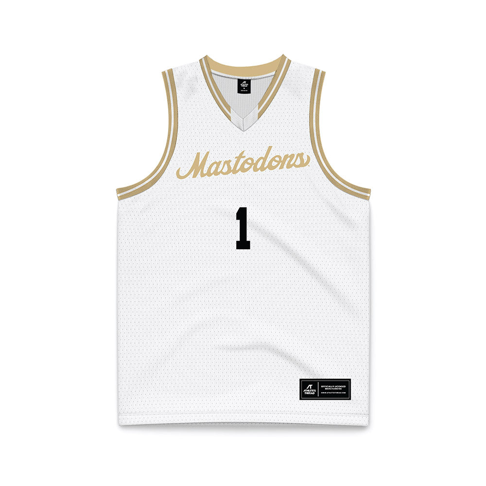 PFW - NCAA Men's Basketball : Ebrahim Kaba - White Basketball Jersey-0