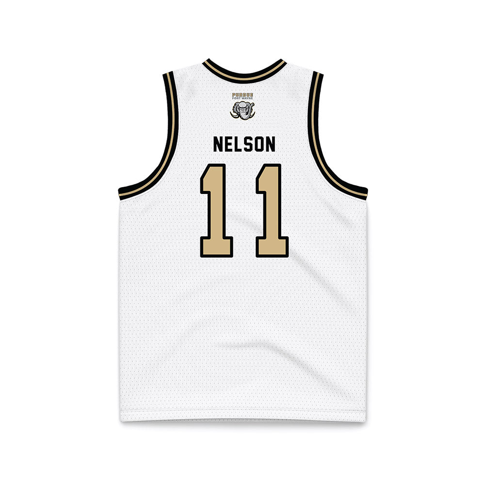 PFW - NCAA Men's Basketball : Maximus Nelson - Black Lining Basketball Jersey-1