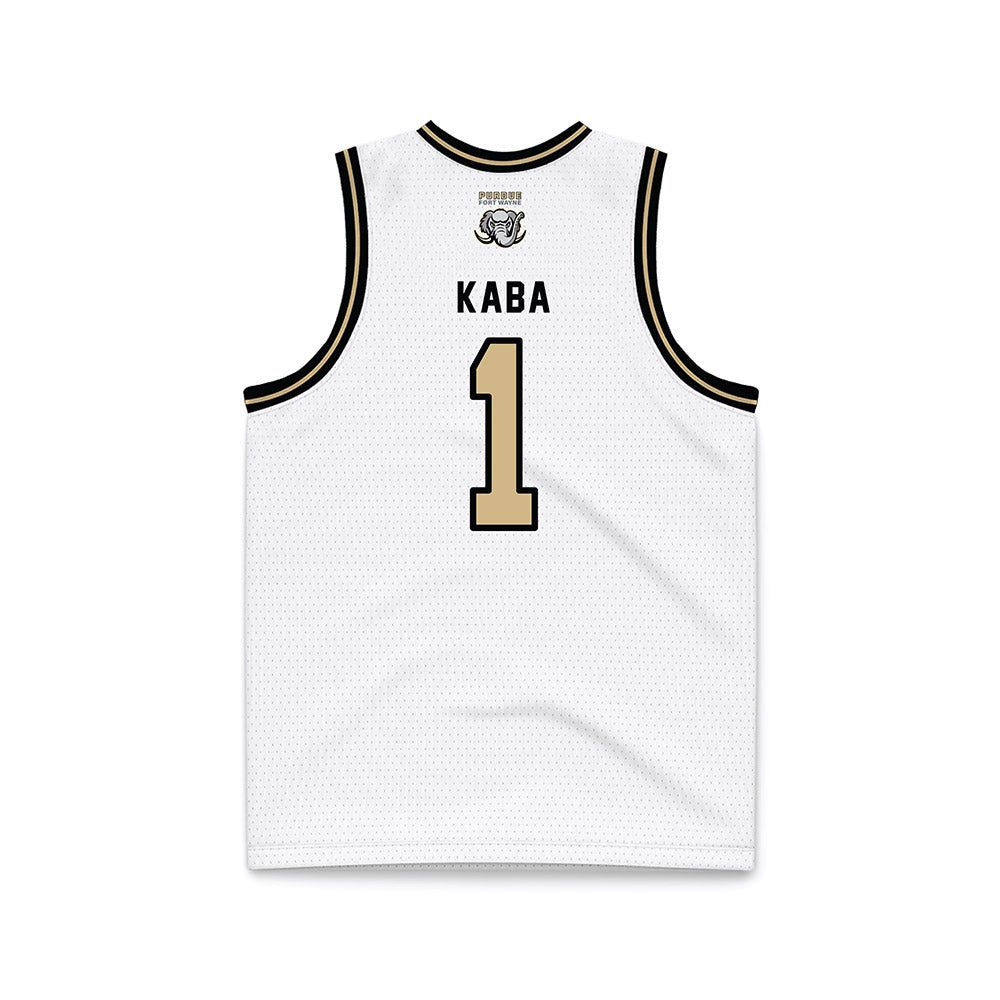 PFW - NCAA Men's Basketball : Ebrahim Kaba - Black Lining Basketball Jersey-1