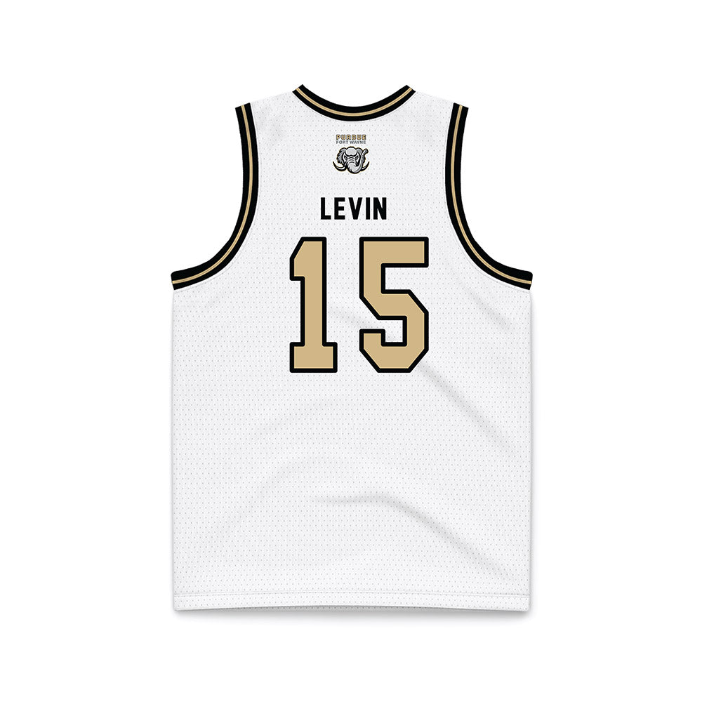 PFW - NCAA Men's Basketball : Yuval Levin - Black Lining Basketball Jersey-1