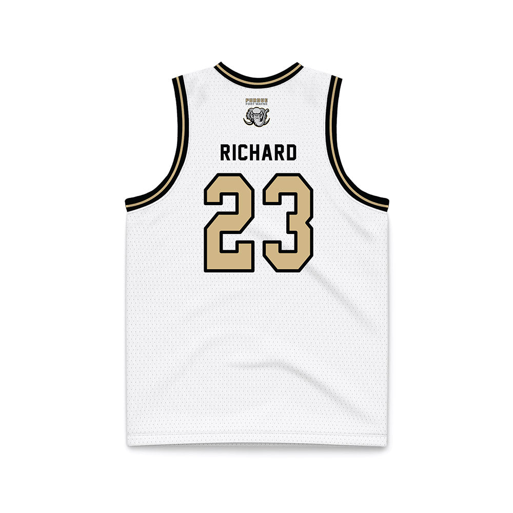 PFW - NCAA Men's Basketball : Solomon Richard - Black Lining Basketball Jersey-1