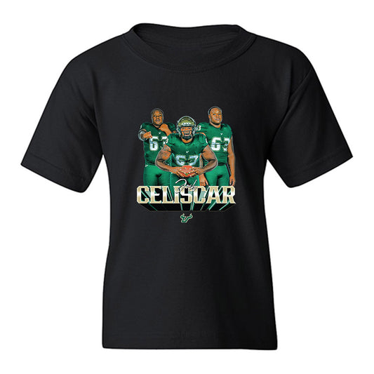 USF - NCAA Football : Joshua Celiscar - Collage Youth T-Shirt-0