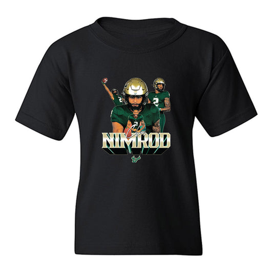 USF - NCAA Football : Chas Nimrod - Collage Youth T-Shirt-0
