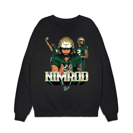 USF - NCAA Football : Chas Nimrod - Collage Premium Crewneck Sweatshirt-0