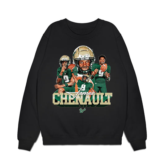 USF - NCAA Football : James Chenault - Collage Premium Crewneck Sweatshirt-0