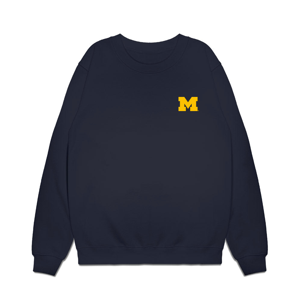 Michigan - NCAA Football : - Roster Premium Crewneck Sweatshirt-0