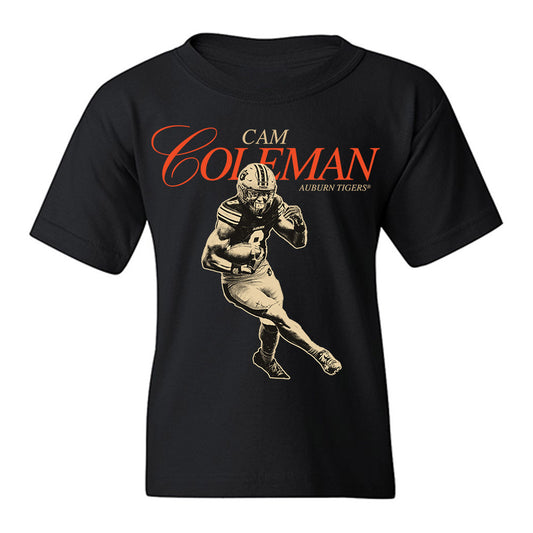 Auburn - NCAA Football : Cameron Coleman - Legacy Youth T-Shirt-0