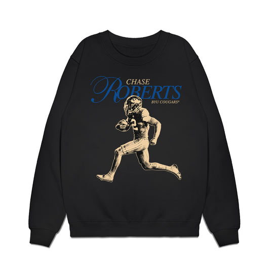 BYU - NCAA Football : Chase Roberts - Legacy Premium Crewneck Sweatshirt-0