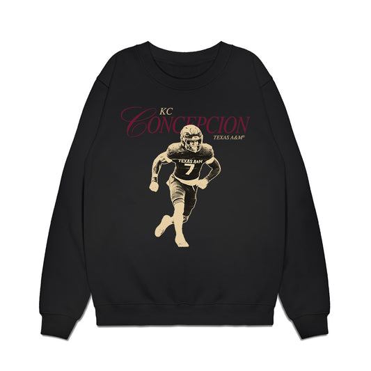 Texas A&M - NCAA Football : Kevin Concepcion - Legacy Premium Crewneck Sweatshirt-0