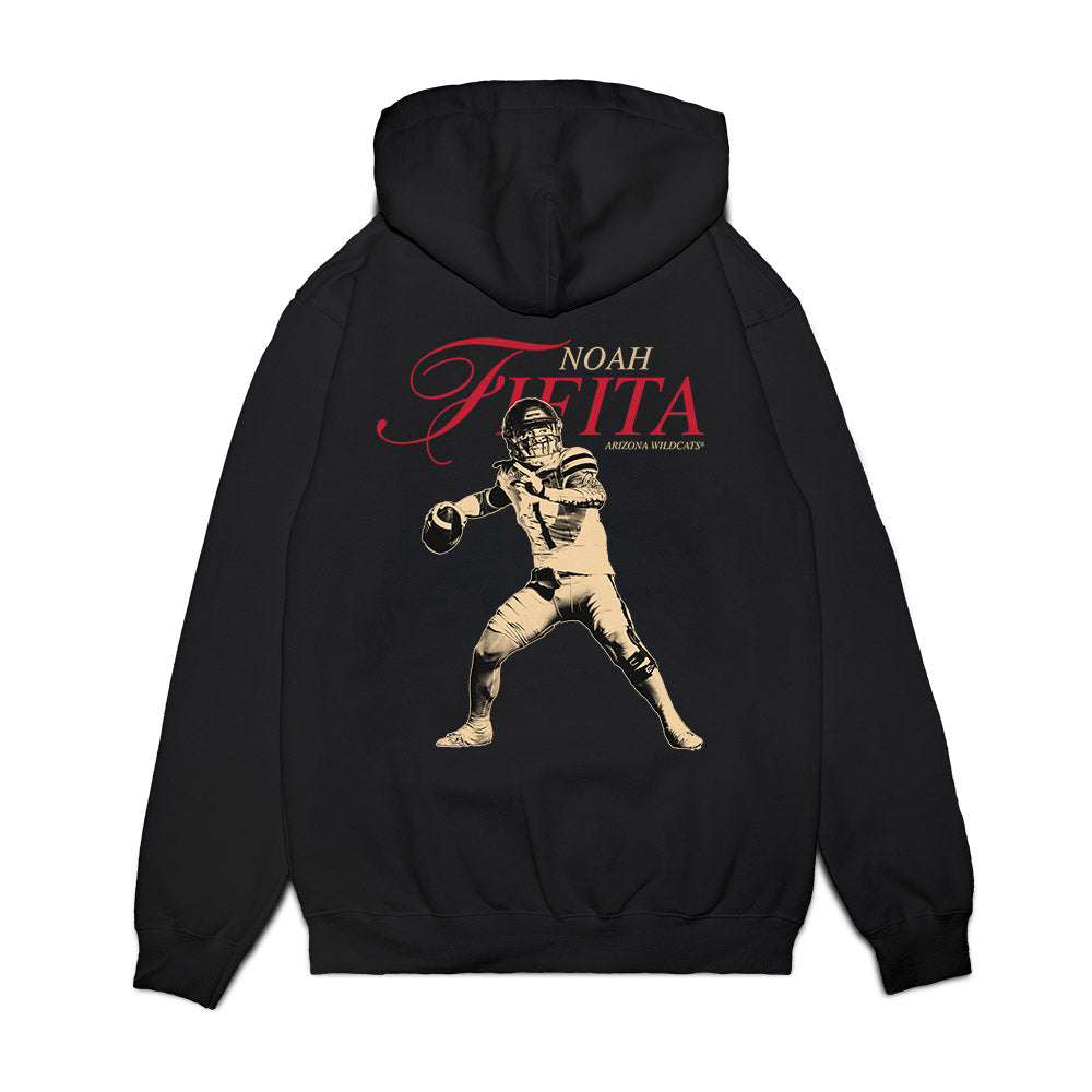 Arizona - NCAA Football : Noah Fifita - Legacy Premium Hooded Sweatshirt-1