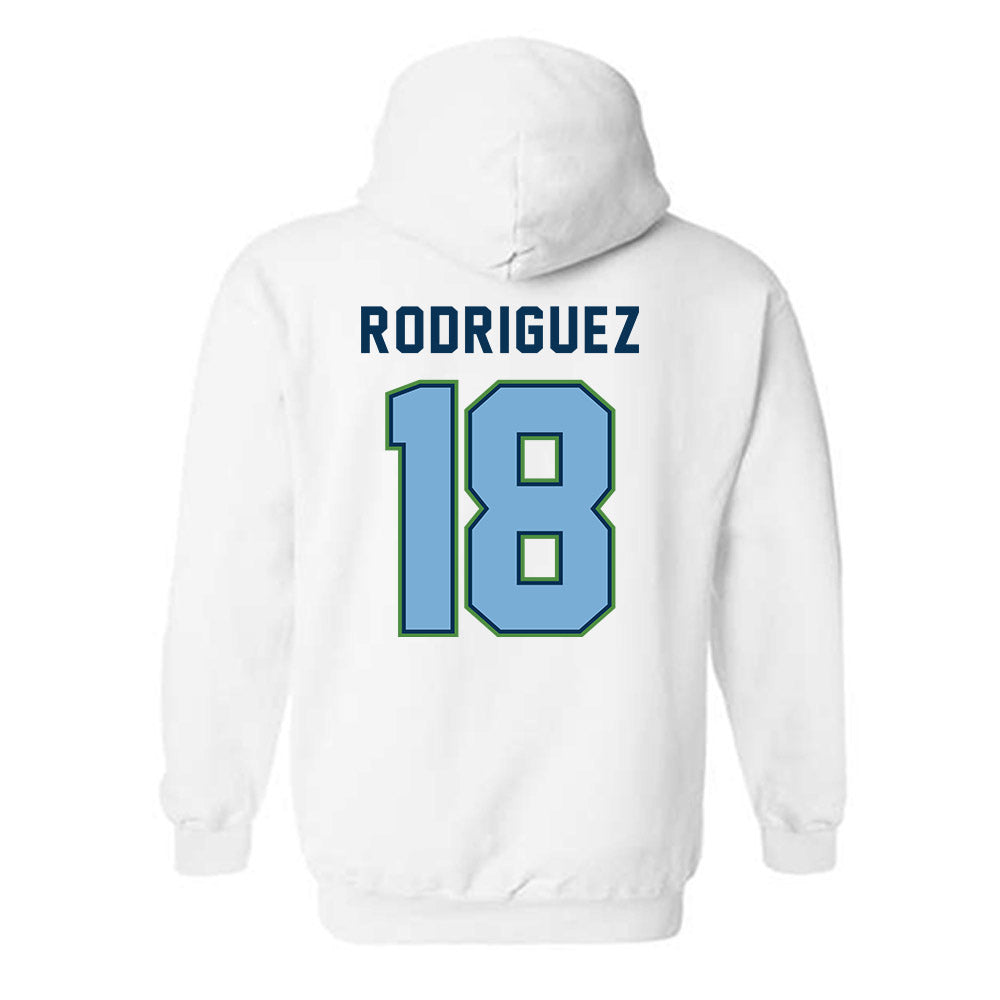 CSU Monterey Bay - NCAA Men's Soccer : Angel Rodriguez - Classic Shersey Hooded Sweatshirt-1