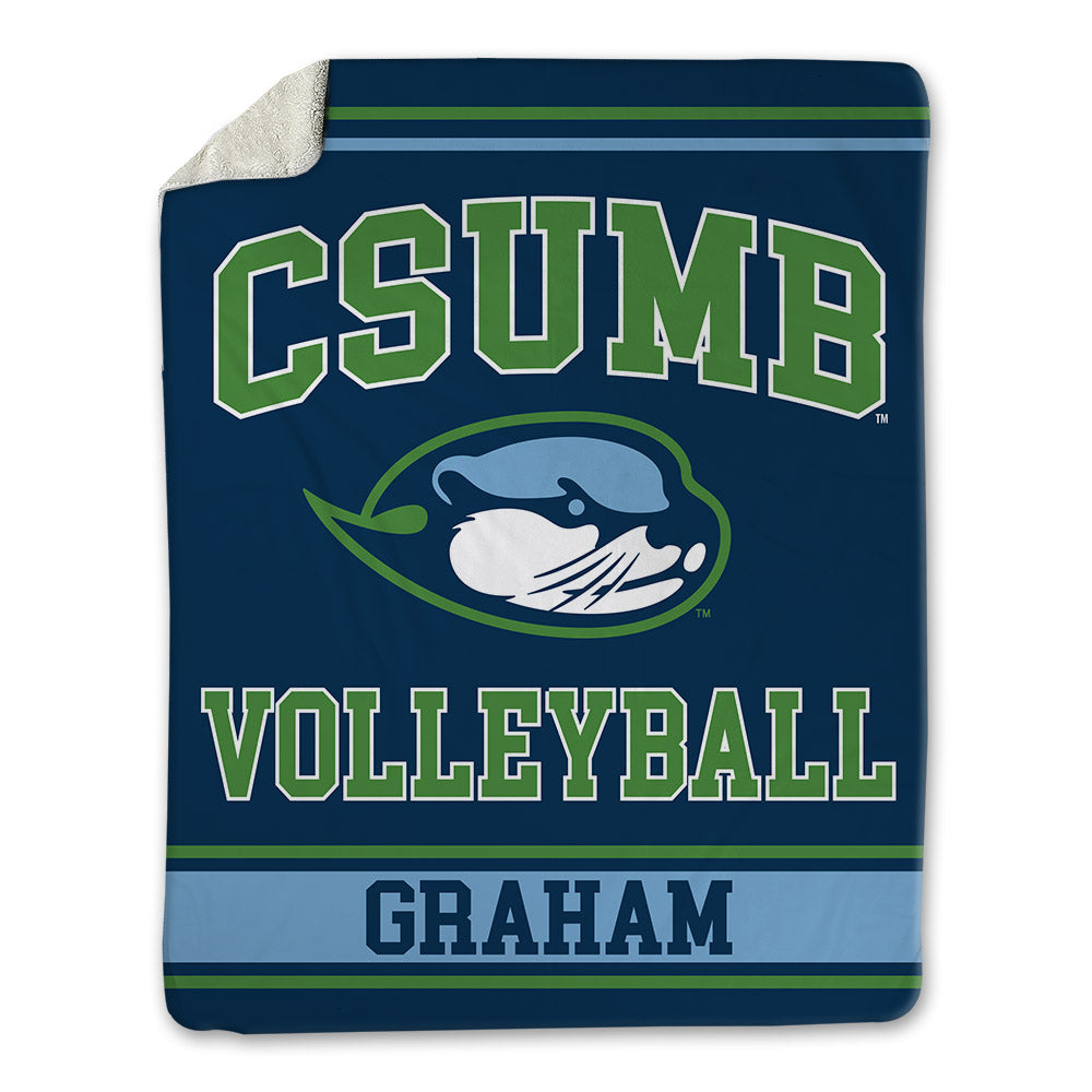 CSU Monterey Bay - NCAA Women's Volleyball : Rilee Graham - Blanket-0