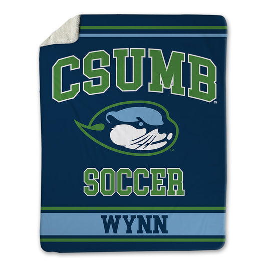 CSU Monterey Bay - NCAA Women's Soccer : Olivia Wynn - Blanket-0