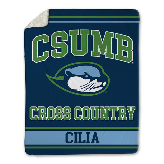 CSU Monterey Bay - NCAA Men's Cross Country : Lorenzo Cilia - Blanket-0