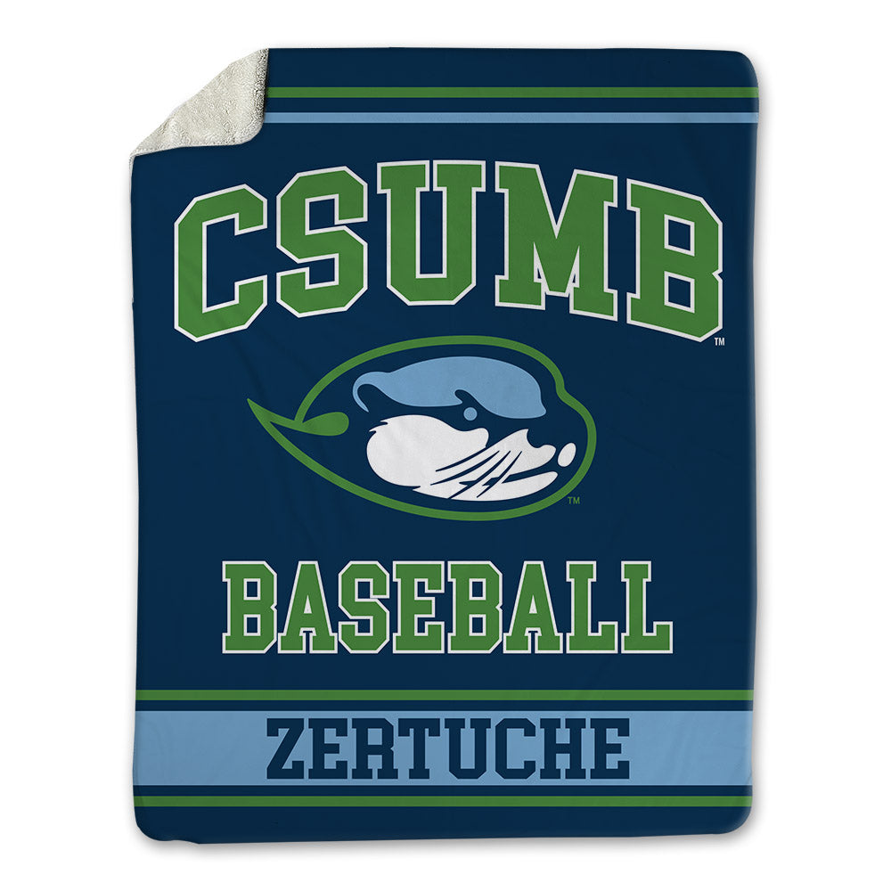 CSU Monterey Bay - NCAA Baseball : Noah Zertuche - Blanket-0