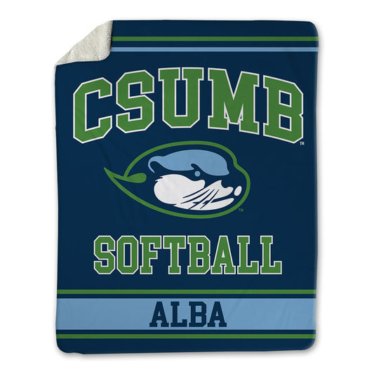 CSU Monterey Bay - NCAA Softball : Abreanna Alba - Blanket-0