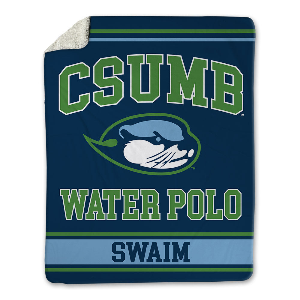 CSU Monterey Bay - NCAA Women's Water Polo : Gabby Swaim - Blanket-0