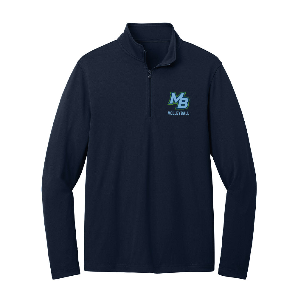 CSU Monterey Bay - NCAA Women's Volleyball : Mia Dilley - Lightweight Quarter Zip Jacket-0