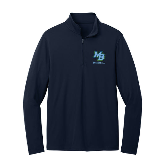 CSU Monterey Bay - NCAA Men's Basketball : Warren Blut - Lightweight Quarter Zip Jacket-0