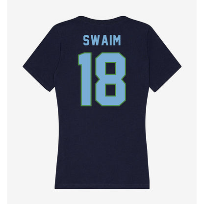 CSU Monterey Bay - NCAA Women's Water Polo : Gabby Swaim - Classic Shersey Women's V-Neck T-Shirt-1