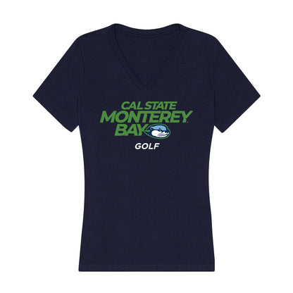 CSU Monterey Bay - NCAA Women's Golf : Cathy Tong - Classic Shersey Women's V-Neck T-Shirt-0