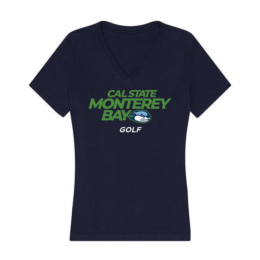 CSU Monterey Bay - NCAA Women's Golf : Morgan Pittman - Classic Shersey Women's V-Neck T-Shirt-0