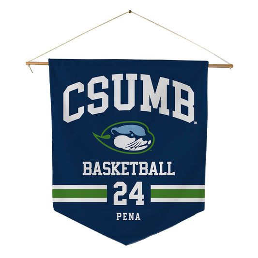 CSU Monterey Bay - NCAA Women's Basketball : Janelle Pena - Pennant - 18" x 21"-0