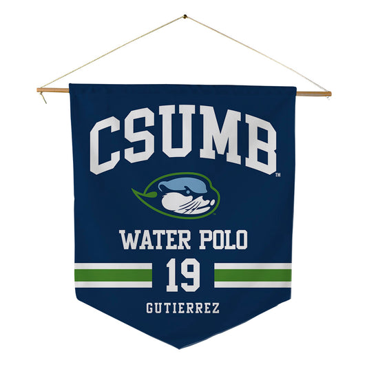 CSU Monterey Bay - NCAA Women's Water Polo : Olivia Gutierrez - Pennant - 18" x 21"-0
