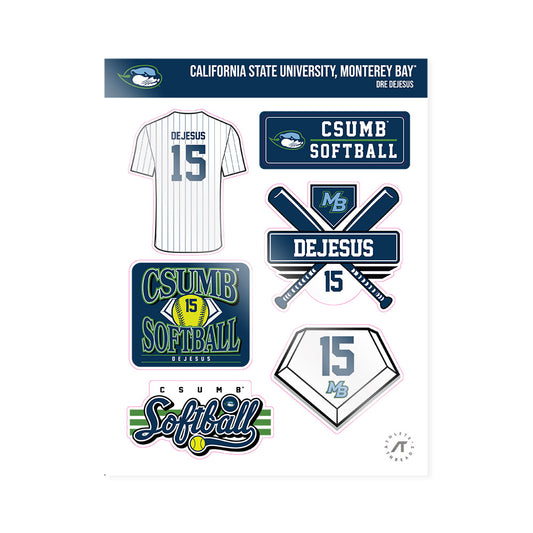 CSU Monterey Bay - NCAA Softball : Dre DeJesus - Sticker Sheet-0