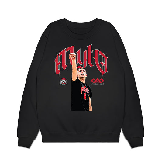 Ohio State - NCAA Men's Basketball : Myles Herro - Premium Crewneck Sweatshirt-0