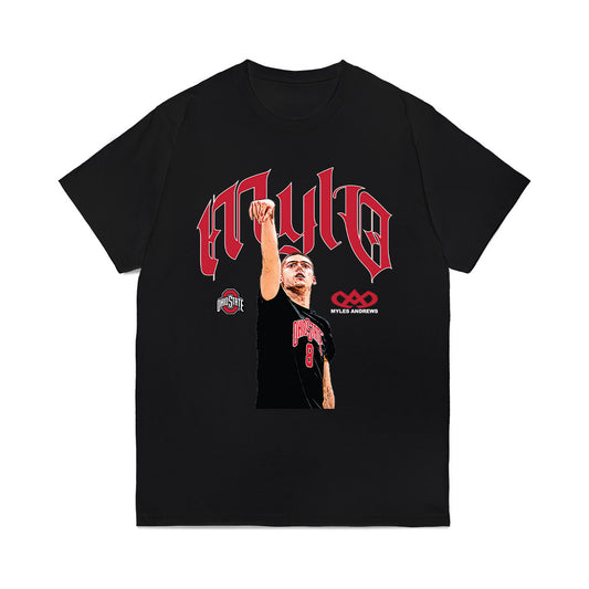 Ohio State - NCAA Men's Basketball : Myles Herro - Comfort Colors T-Shirt-0
