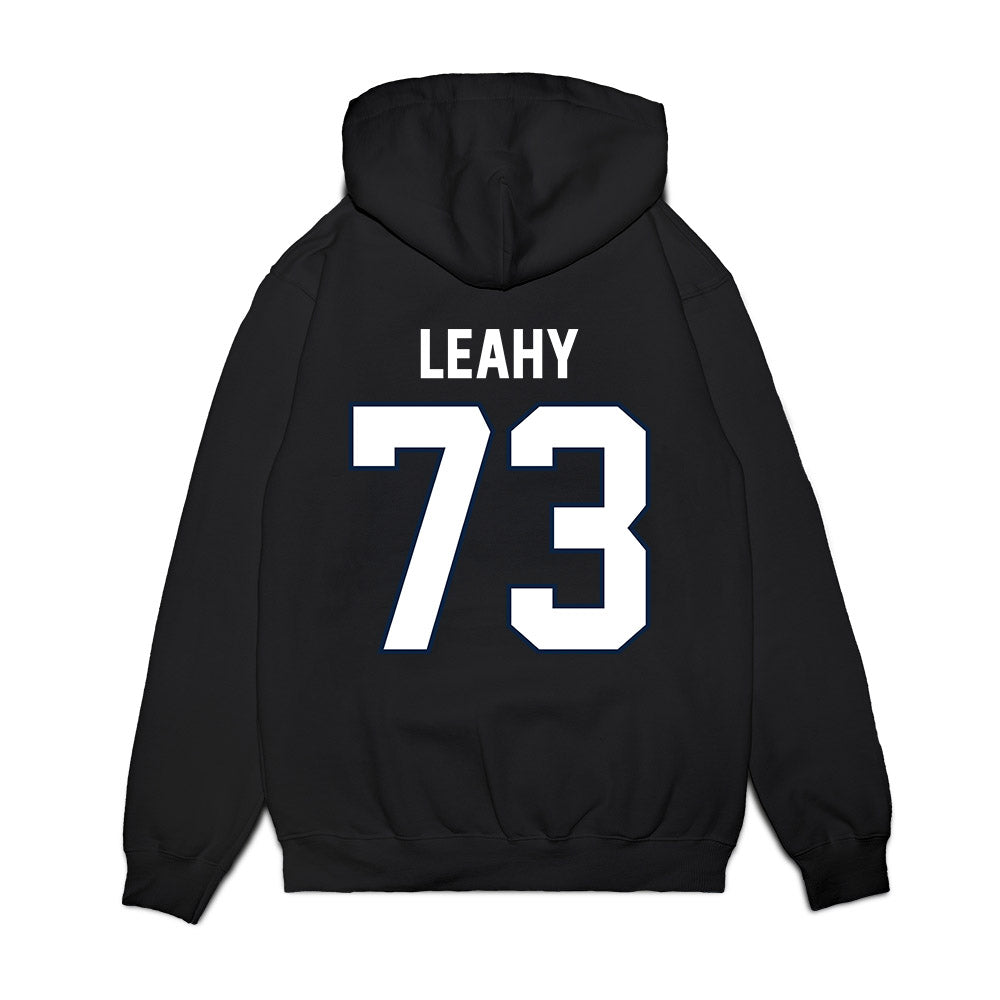 UConn - NCAA Football : Charley Leahy - Vintage Helmet Premium Hooded Sweatshirt-1