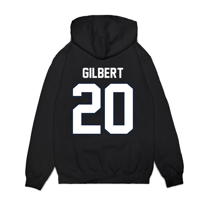 UConn - NCAA Football : osiris gilbert - Vintage Helmet Premium Hooded Sweatshirt-1