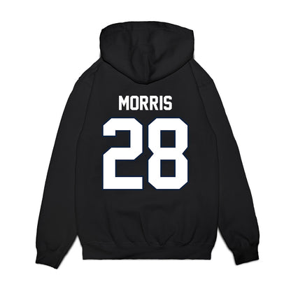 UConn - NCAA Football : Jon Morris - Vintage Helmet Premium Hooded Sweatshirt-1
