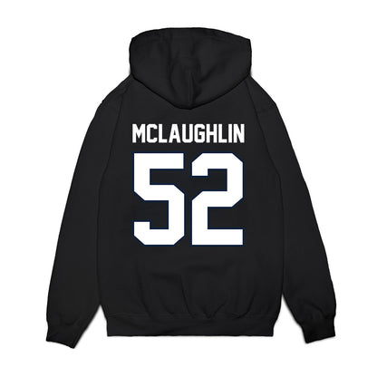 UConn - NCAA Football : Deron McLaughlin - Vintage Helmet Premium Hooded Sweatshirt-1