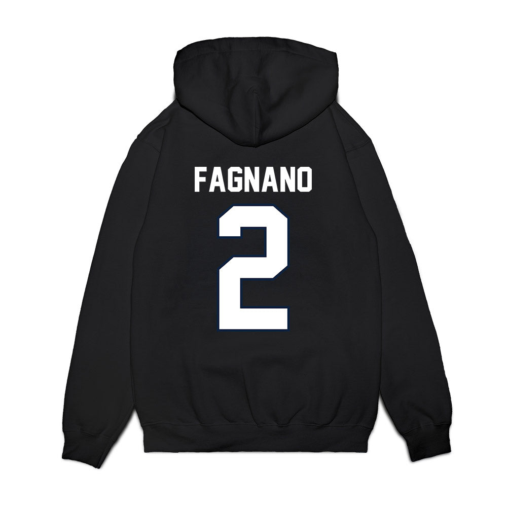 UConn - NCAA Football : Joe Fagnano - Vintage Helmet Premium Hooded Sweatshirt-1