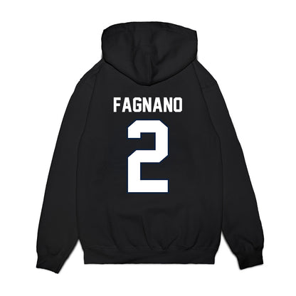 UConn - NCAA Football : Joe Fagnano - Vintage Helmet Premium Hooded Sweatshirt-1