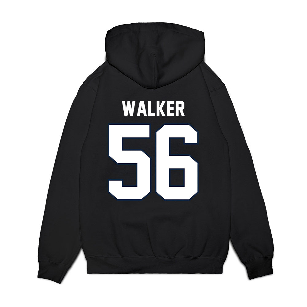 UConn - NCAA Football : Tamarus Walker - Vintage Helmet Premium Hooded Sweatshirt-1