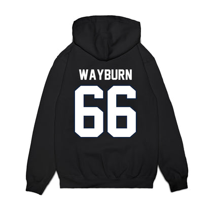 UConn - NCAA Football : Brady Wayburn - Vintage Helmet Premium Hooded Sweatshirt-1