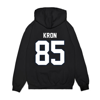 UConn - NCAA Football : Drew Kron - Vintage Helmet Premium Hooded Sweatshirt-1