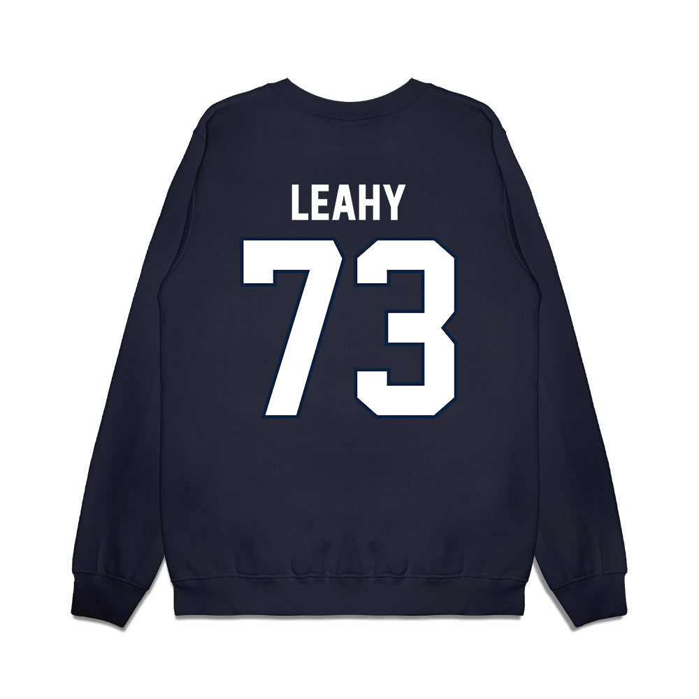 UConn - NCAA Football : Charley Leahy - Vintage Helmet Premium Crewneck Sweatshirt-1