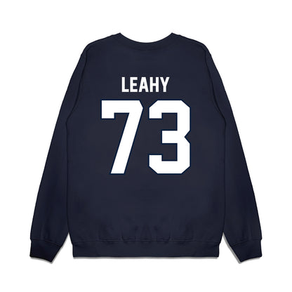 UConn - NCAA Football : Charley Leahy - Vintage Helmet Premium Crewneck Sweatshirt-1