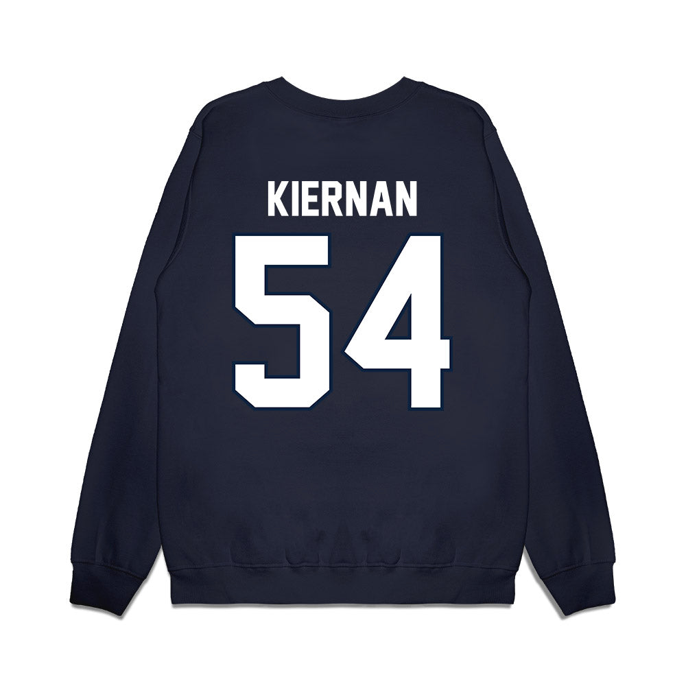 UConn - NCAA Football : Jake Kiernan - Vintage Helmet Premium Crewneck Sweatshirt-1