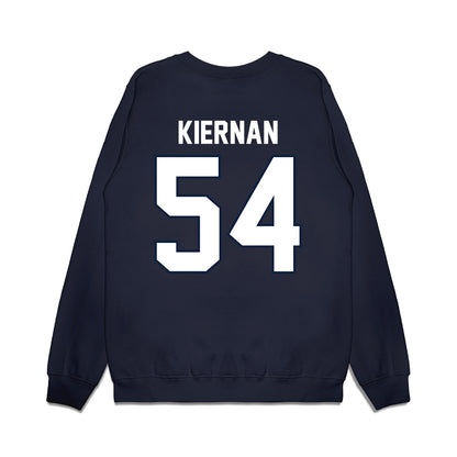 UConn - NCAA Football : Jake Kiernan - Vintage Helmet Premium Crewneck Sweatshirt-1