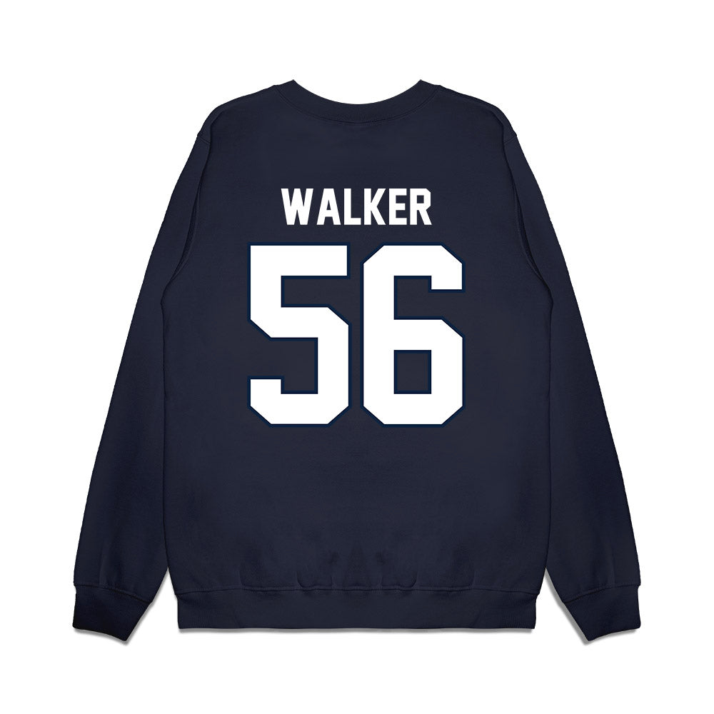 UConn - NCAA Football : Tamarus Walker - Vintage Helmet Premium Crewneck Sweatshirt-1