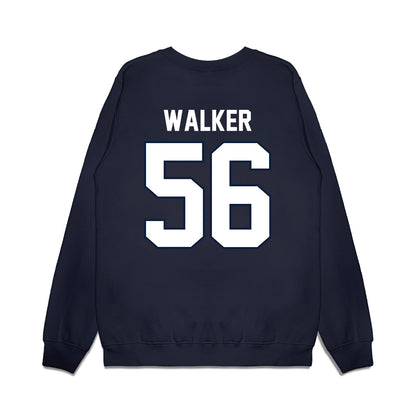 UConn - NCAA Football : Tamarus Walker - Vintage Helmet Premium Crewneck Sweatshirt-1