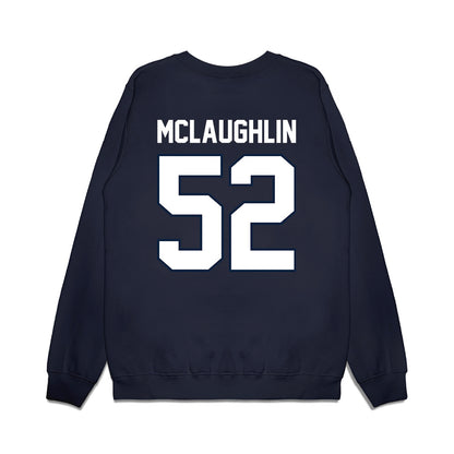 UConn - NCAA Football : Deron McLaughlin - Vintage Helmet Premium Crewneck Sweatshirt-1