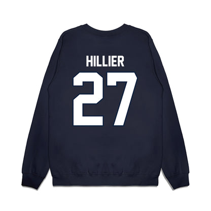 UConn - NCAA Football : Caden Hillier - Vintage Helmet Premium Crewneck Sweatshirt-1