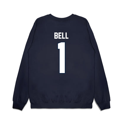 UConn - NCAA Football : Skyler Bell - Vintage Helmet Premium Crewneck Sweatshirt-1