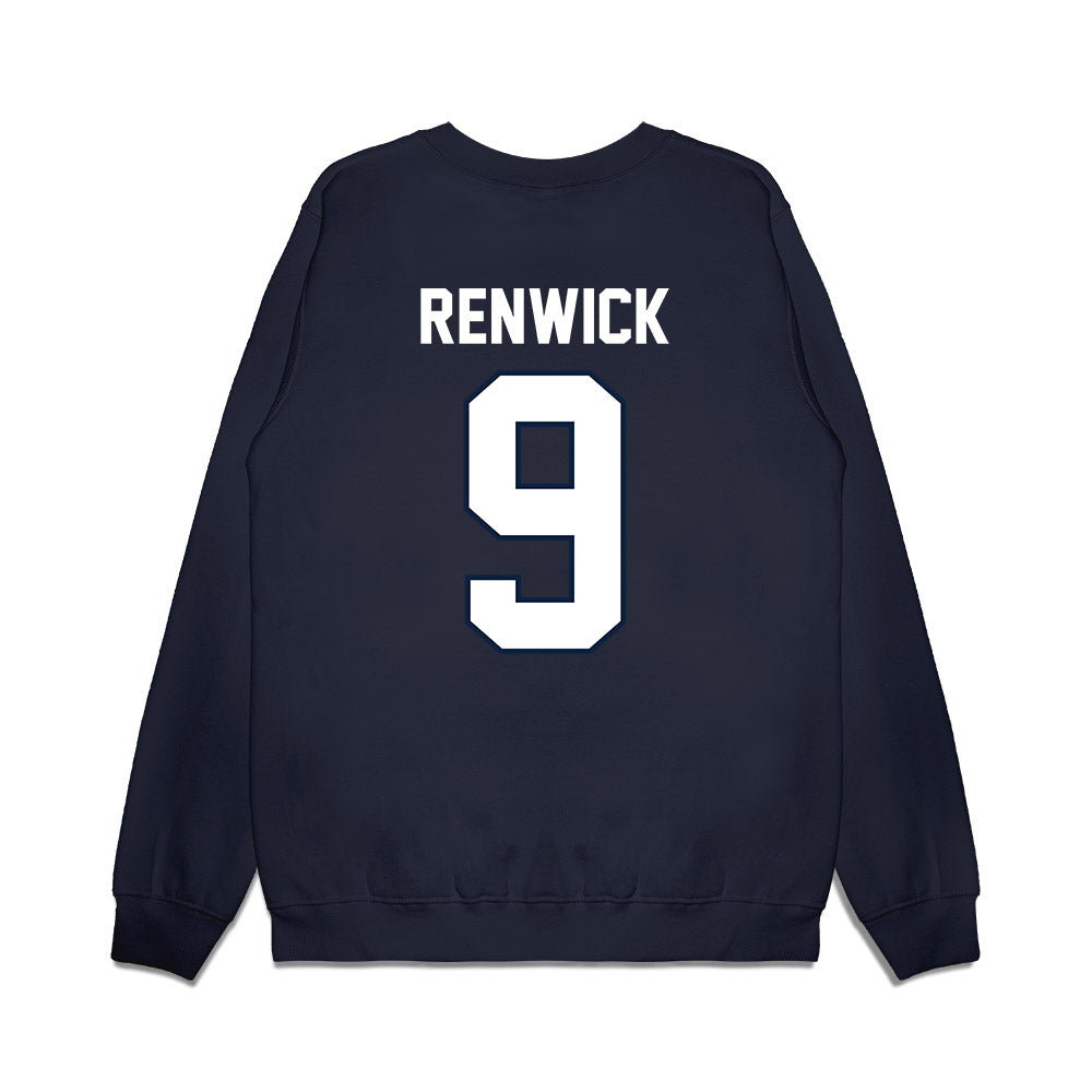 UConn - NCAA Football : Amir Renwick - Vintage Helmet Premium Crewneck Sweatshirt-1